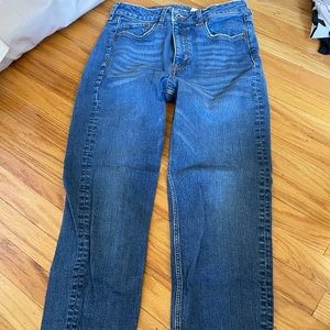 Dark Denim High Waisted Mom Jeans